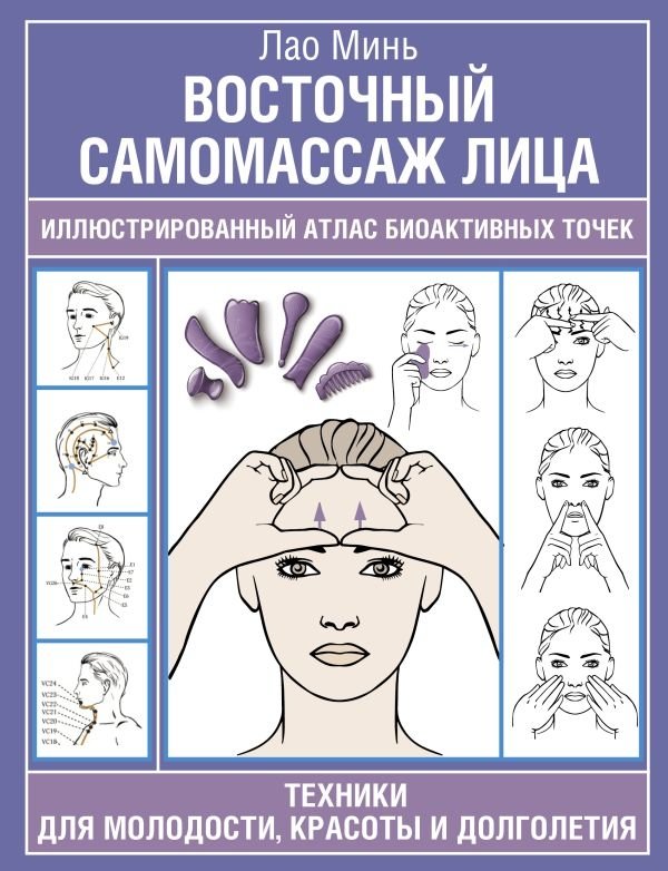 Восточный самомассаж лица. Иллюстрированный атлас биоактивных точек. Техники для молодости, красоты и долголетия | Eastern Facial Self-Massage: An Illustrated Atlas of Bioactive Points for Youth, Beauty, and Longevity