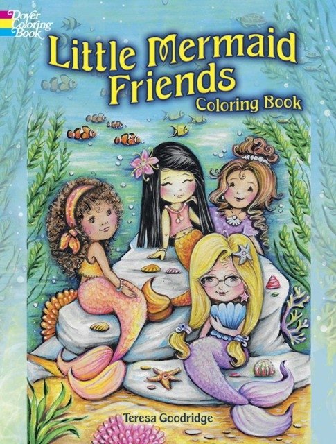 Little Mermaid Friends. Coloring Book | Little Mermaid Friends Coloring Book