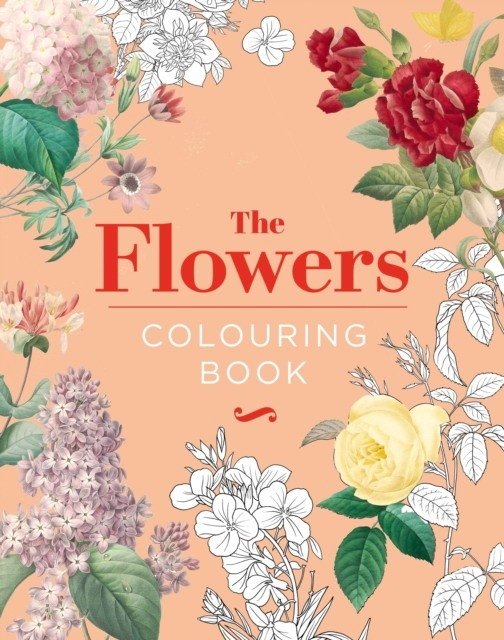 Книжка-раскраска с цветами | Flowers Colouring Book