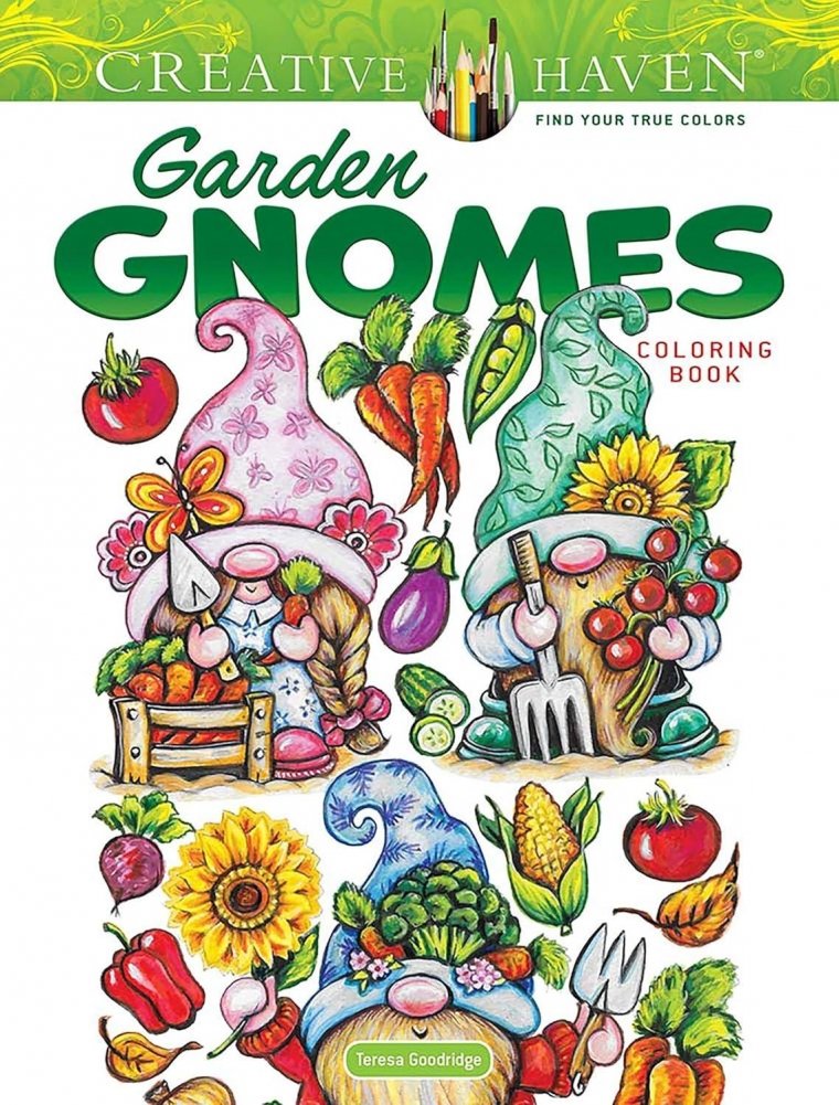Creative Haven Garden Gnomes Coloring Book | Creative Haven Garden Gnomes Coloring Book
