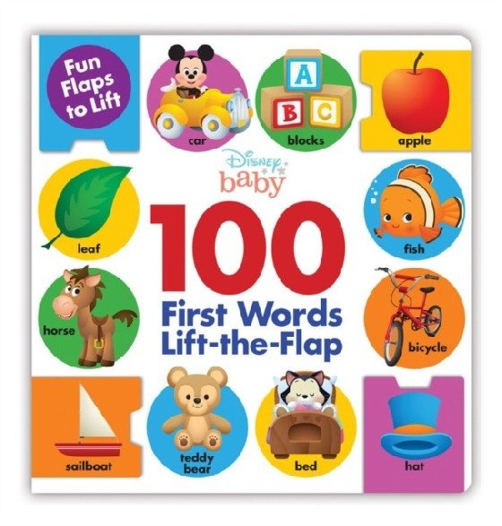 Disney Baby 100 First Words Lift-the-Flap | Disney Baby: 100 First Words Lift-the-Flap