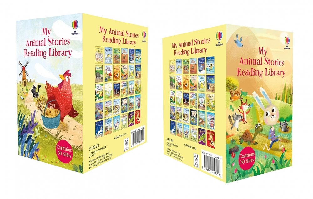 Моя библиотека историй о животных, набор из 30 книг | My Animal Stories Reading Library: 30 Book Collection