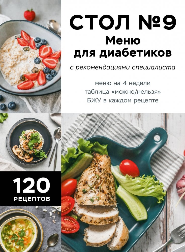 Стол №9. Меню для диабетиков с рекомендациями специалиста | Table No. 9: Diabetic Menu with Specialist Recommendations