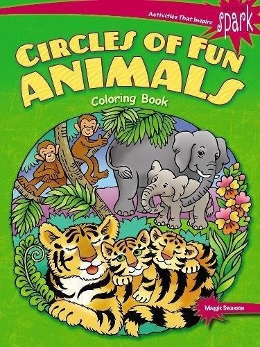 Круги веселья: Раскраска с животными | Spark Circles of Fun Animals Coloring Book