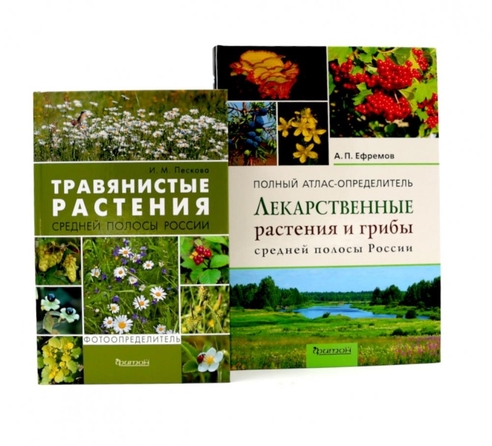 Растения средней полосы России: Фотоопределители (комплект из 2-х книг) | Plants of Central Russia: Photo Guides (2-Book Set)