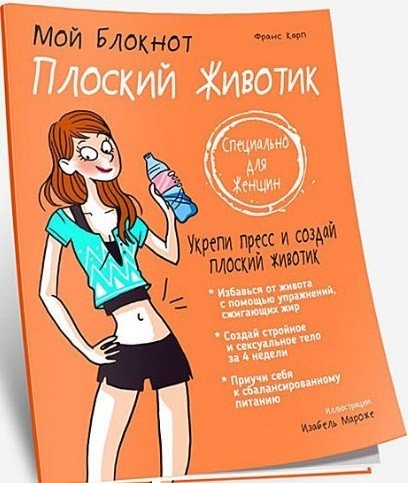 Плоский животик. Мой блокнот | Flat Tummy. My Notebook