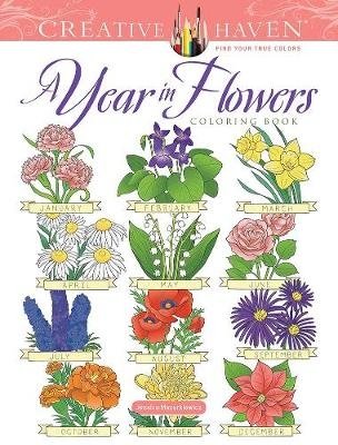 A Year In Flowers. Coloring Book | A Year in Flowers Coloring Book