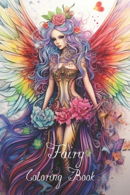 Книжка-раскраска для взрослых: Сказочная фантазия | Fairy Fantasy Coloring Book for Adults