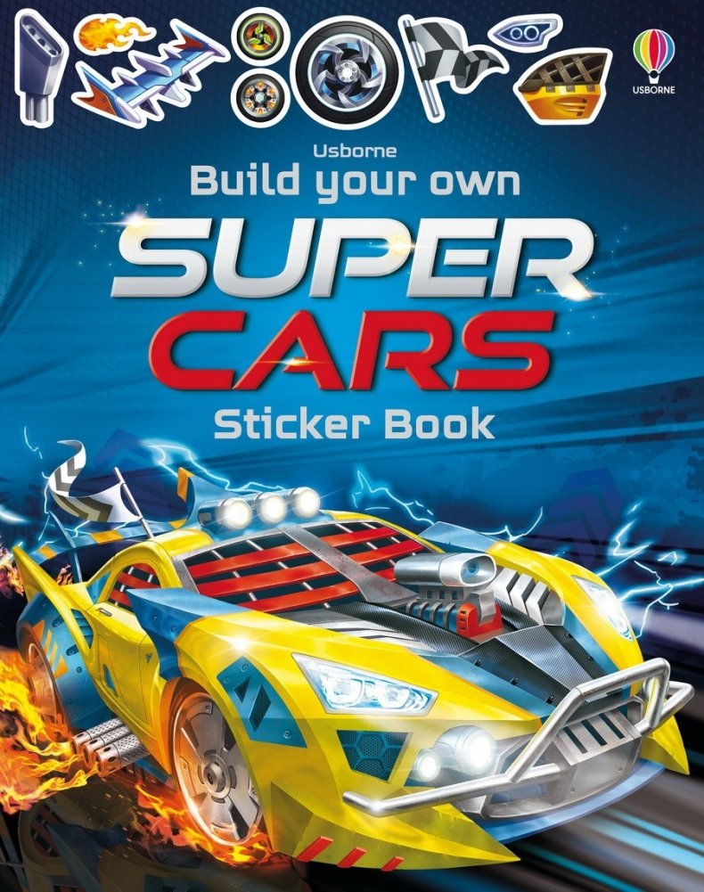 Build Your Own Supercars Sticker Book | Build Your Own Supercars Sticker Book