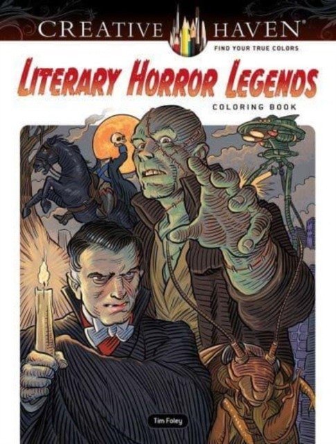 Creative haven literary horror legends coloring book | Creative Haven Literary Horror Legends Coloring Book