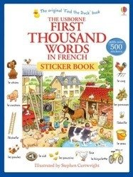 Первые 1000 слов: Французский язык. Наклейки | First 1000 Words French Sticker Book