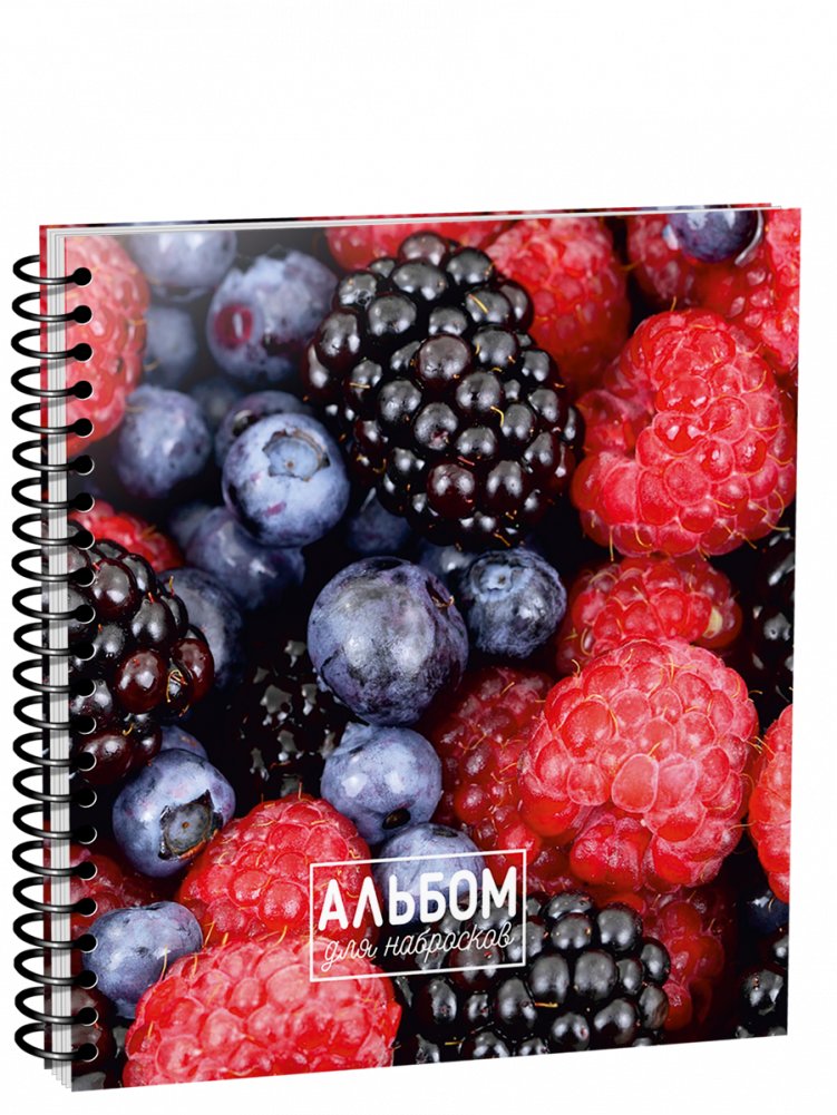 Альбом для набросков “Ягоды”. 80 листов | Sketchbook "Berries". 80 Sheets