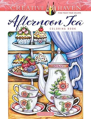 Creative Haven Afternoon Tea Coloring Book | Creative Haven Afternoon Tea Coloring Book