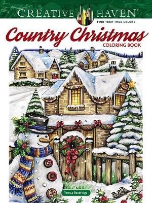 Country Christmas. Coloring Book | Country Christmas Coloring Book