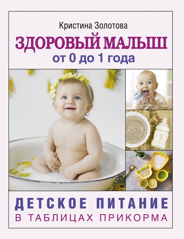 Здоровый малыш от 0 до 1 года. Детское питание в таблицах прикорма | Healthy Baby from 0 to 1 Year: Baby Food Charts