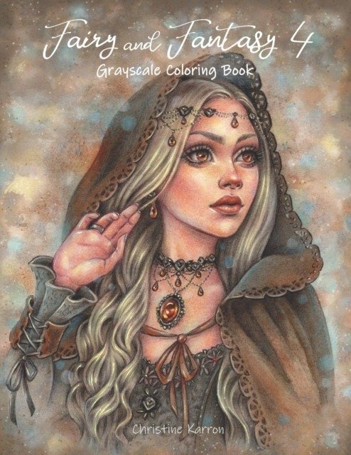 Fairy and Fantasy 4 Grayscale Coloring Book | Fairy and Fantasy 4 Grayscale Coloring Book