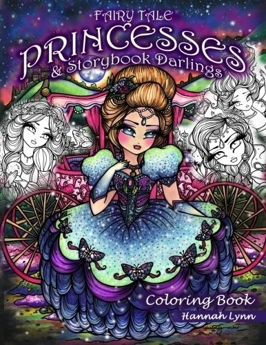 Сказочные принцессы и героини книжек с картинками Раскраска | Fairy Tale Princesses & Storybook Darlings Coloring Book