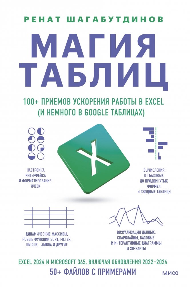 Магия таблиц. 100+ приемов ускорения работы в Excel (и немного в Google Таблицах) | The Magic of Spreadsheets: 100+ Techniques to Speed Up Excel (and a Bit of Google Sheets)