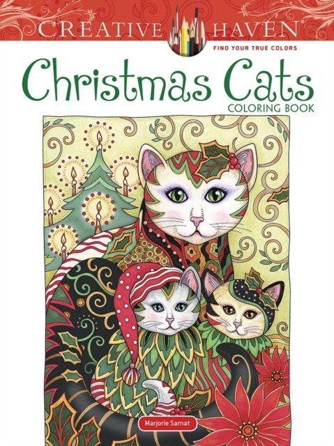 Рождественские коты. Книга-раскраска | Christmas Cats Coloring Book