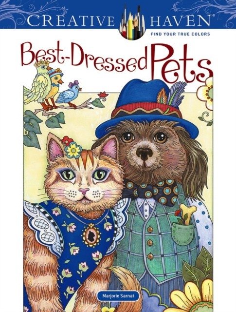 Best-Dressed Pets. Coloring Book | Best-Dressed Pets Coloring Book