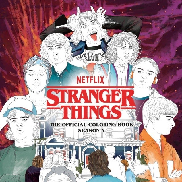 Stranger Things: Официальный раскраска, 4 сезон | Stranger Things: The Official Coloring Book, Season 4