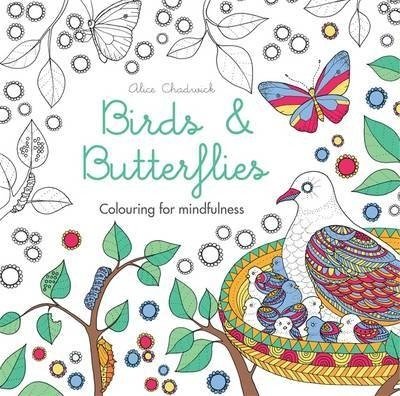 Birds & Butterflies. Colouring for mindfulness | Birds & Butterflies: Coloring for Mindfulness