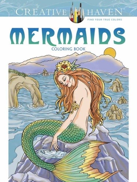 Creative Haven Mermaids Coloring Book | Creative Haven Mermaids Coloring Book