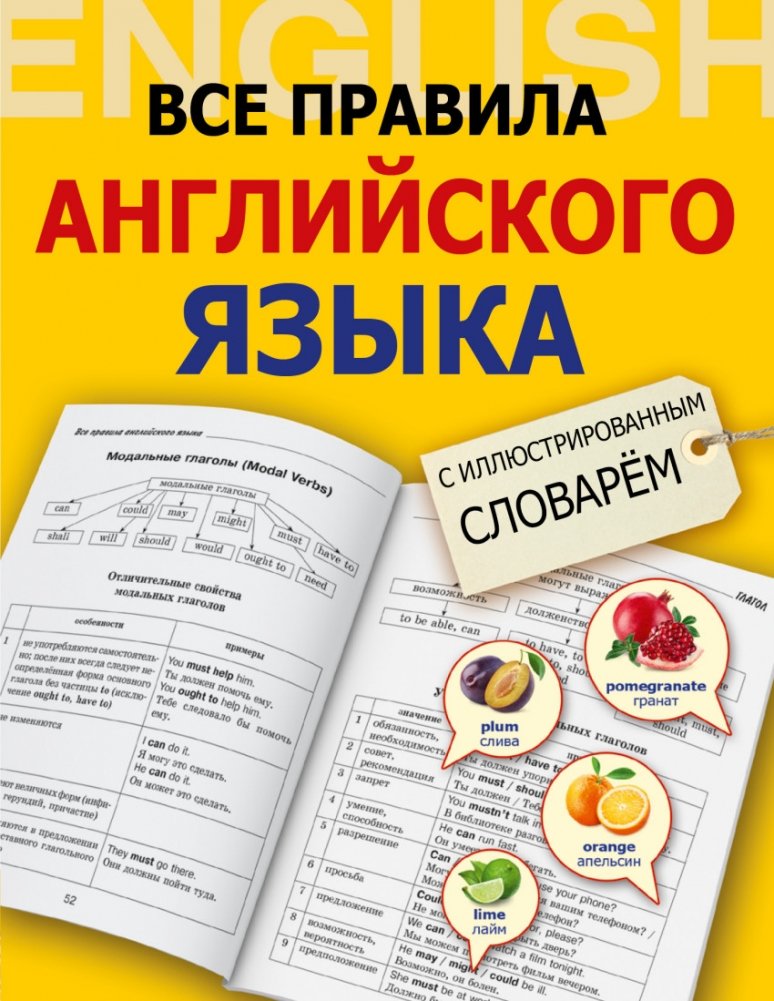 Все правила английского языка с иллюстрированным словарем | All English Language Rules with an Illustrated Dictionary