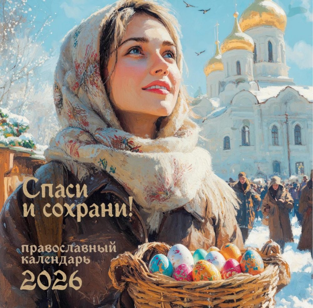 Спаси и Сохрани. Православный календарь с редкими молитвами. Календарь настенный на 2026 год | Save and Protect: Orthodox Calendar with Rare Prayers - Wall Calendar 2026