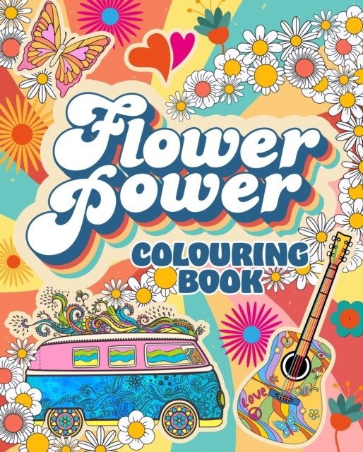 Flower Power Colouring Book | Flower Power Colouring Book