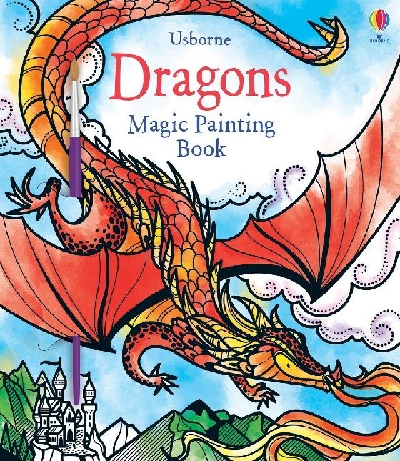 Драконы. Волшебная раскраска | Dragons. Magic Painting Book