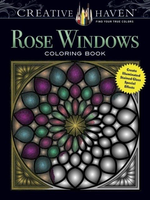 Rose Windows. Coloring Book | Rose Windows Coloring Book