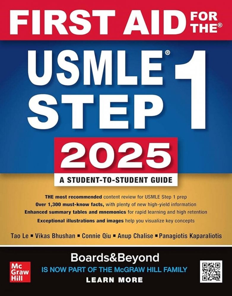 First AID for the USMLE step 1 2025 | First Aid for the USMLE Step 1 2025