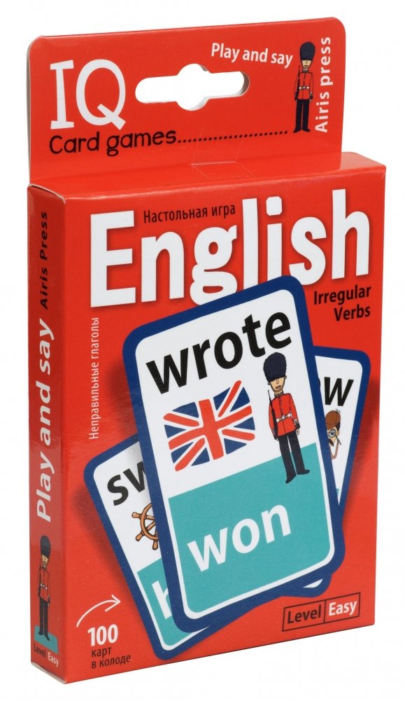 Умные игры с картами. Английские неправильные глаголы. Уровень 1 | Smart Card Games: English Irregular Verbs, Level 1