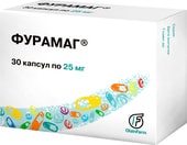OlainFarm Furamag, 25 mg, 30 caps.