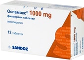 Sandoz Ospamox, 1000 mg, 12 tab.