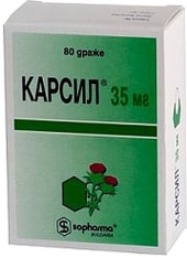 Sopharma Carsil, 35 mg, 80 tablets