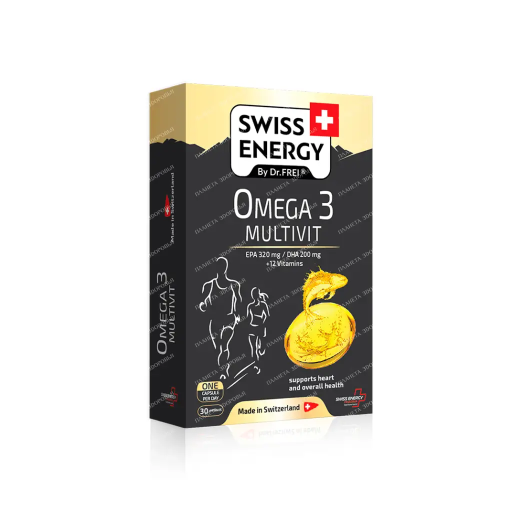 BAA Swiss Energy Omega-3 Multivit capsules №30