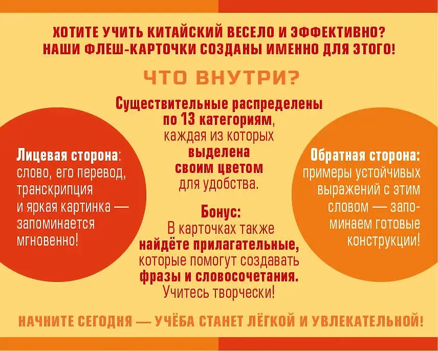 800 самых нужных китайских слов и фраз. Флеш-карточки фото книги 2