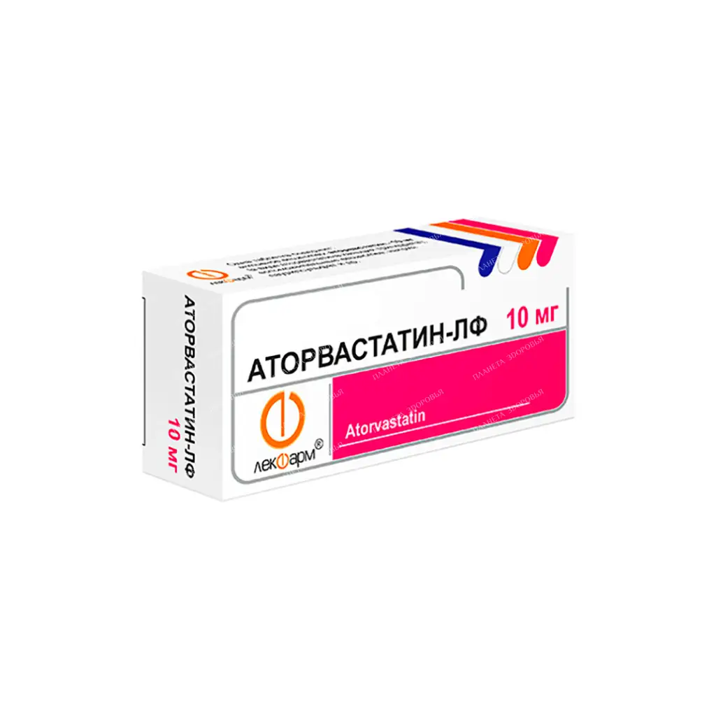 Atorvastatin-LF tablets p/o 10mg №10x6