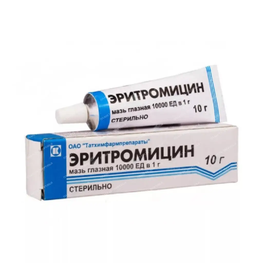 Erythromycin eye ointment 10000 units/1g 10g №1