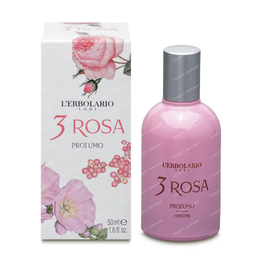 L'Erbolario "3 ROSES" Eau de Parfum, 50 ml