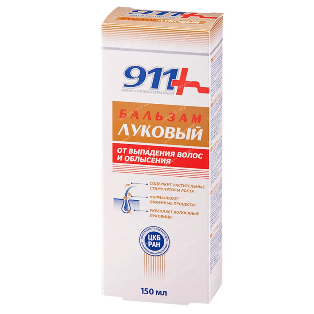 911 Your rescue service Hair balm "Onion" 150ml