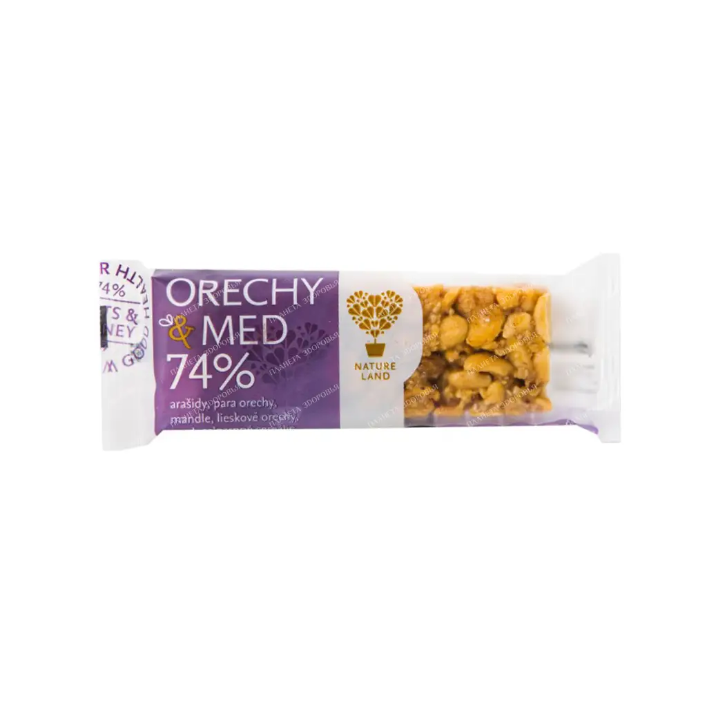 Nut muesli bar with honey and vitamin C 35g