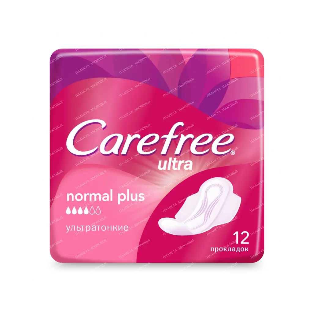Carefree Ultra Normal Plus Panty liners, 12 pcs