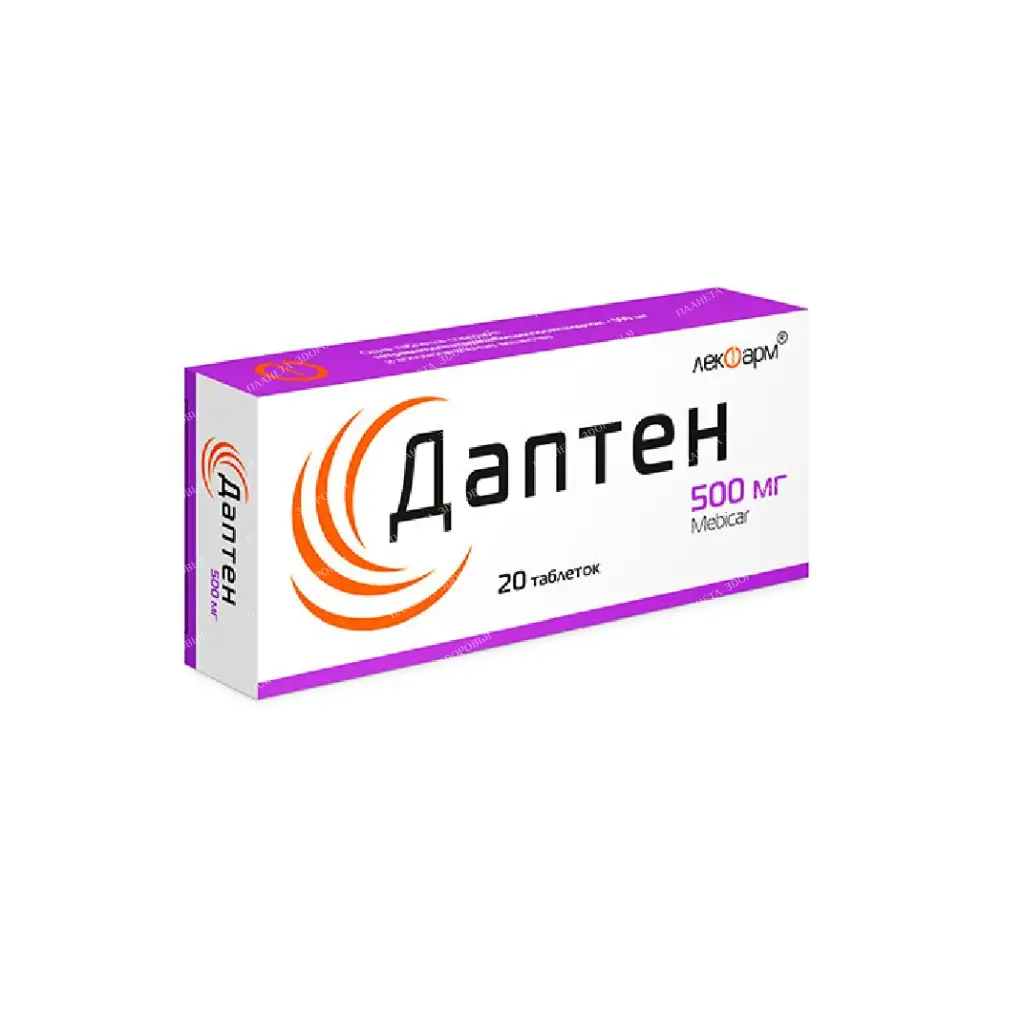 Dapten tablets 500 mg №10x2