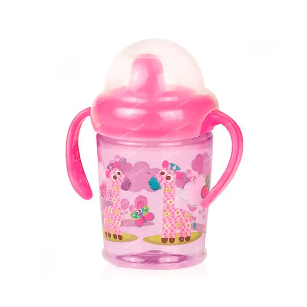 9508 Bebe D'or. ZOO non-spill cup with hard spout and handles