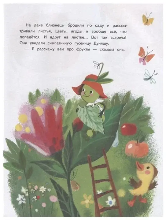 Фрукты, овощи и гусеница Дуняша фото книги 4