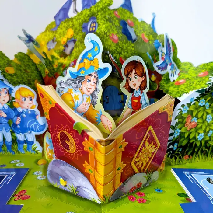 Книга с объемными картинками "Волшебник Изумрудного города" фото книги 4