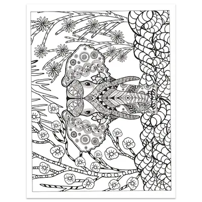 Flower Power Colouring Book фото книги 3